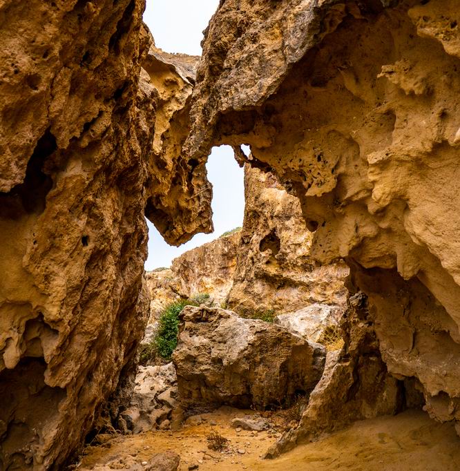 Avakas-szurdok Paphos Ciprus