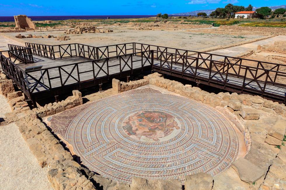 Kato Paphos Régészeti Park mozaikok